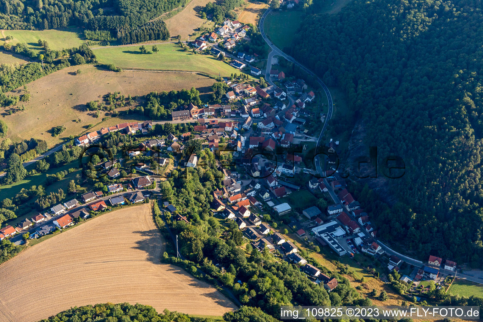 Luftbild von Gehrweiler im Bundesland Rheinland-Pfalz, Deutschland