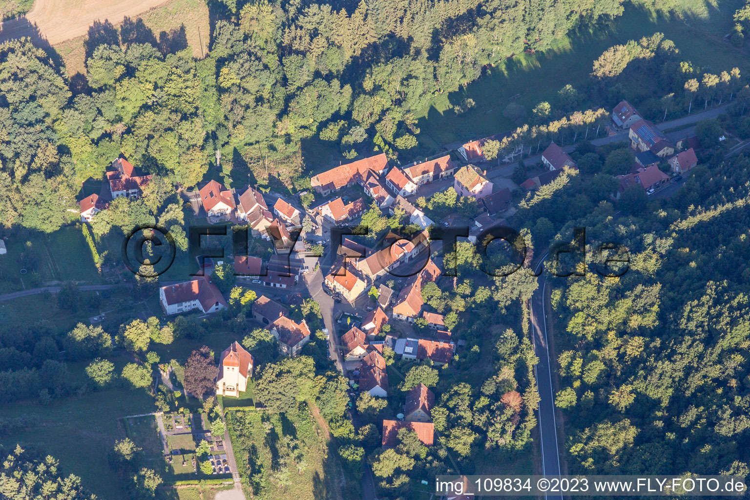 Luftbild von Rathskirchen im Bundesland Rheinland-Pfalz, Deutschland