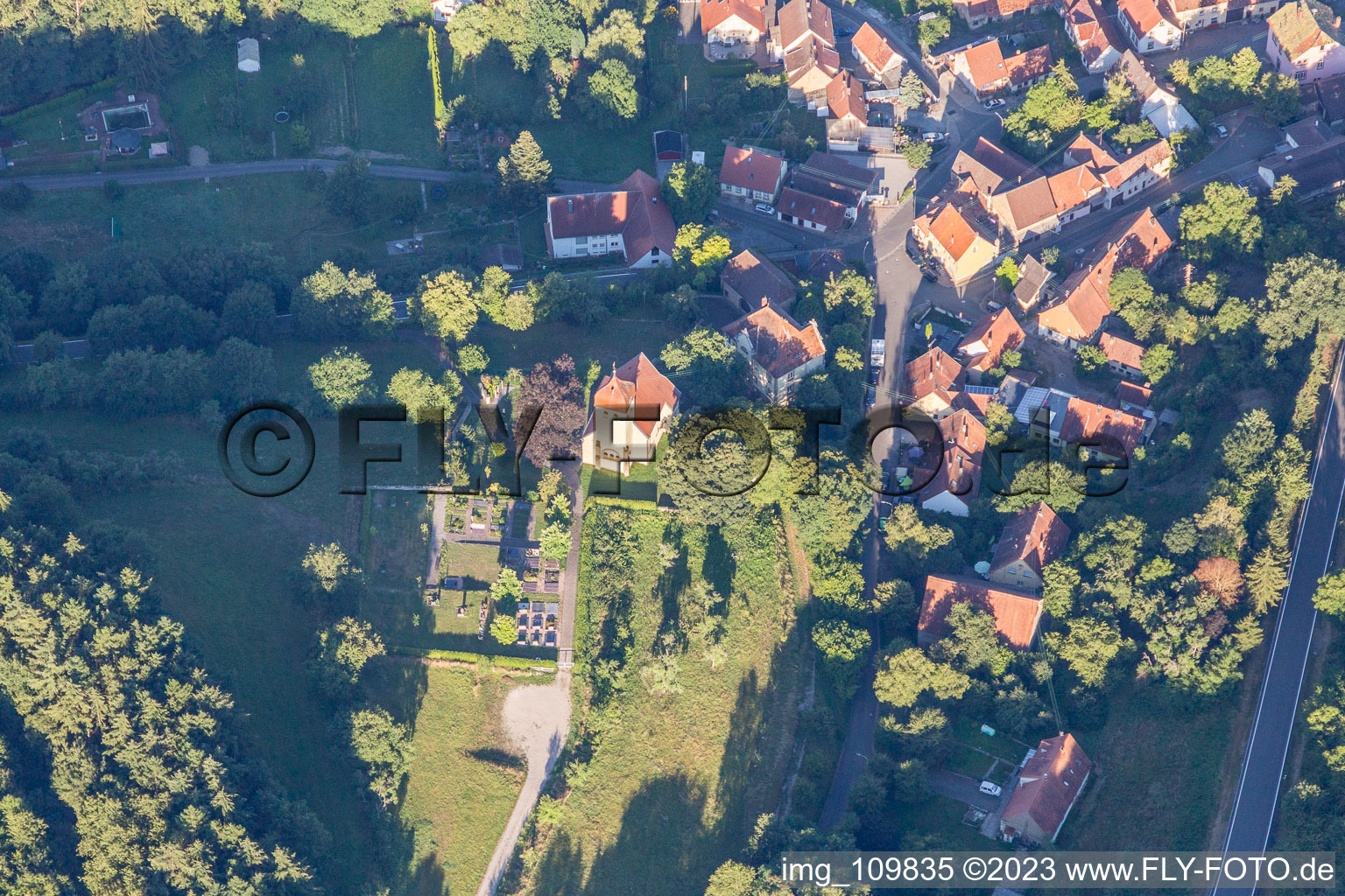 Luftaufnahme von Rathskirchen im Bundesland Rheinland-Pfalz, Deutschland