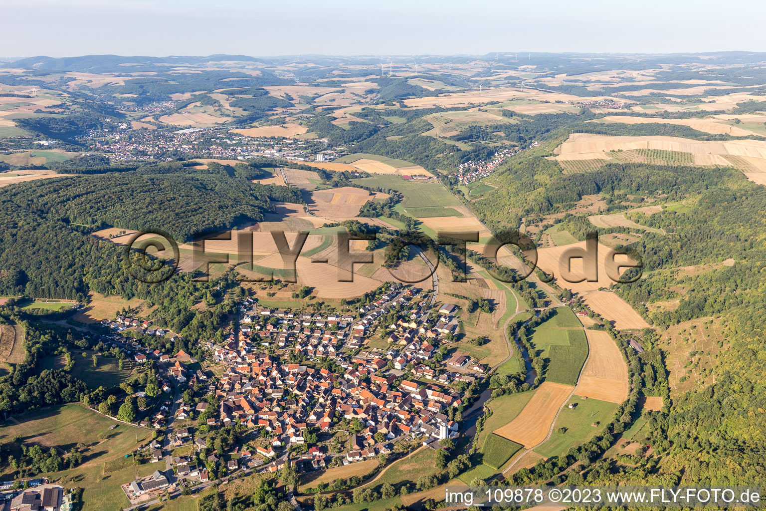 Luftbild von Rehborn im Bundesland Rheinland-Pfalz, Deutschland