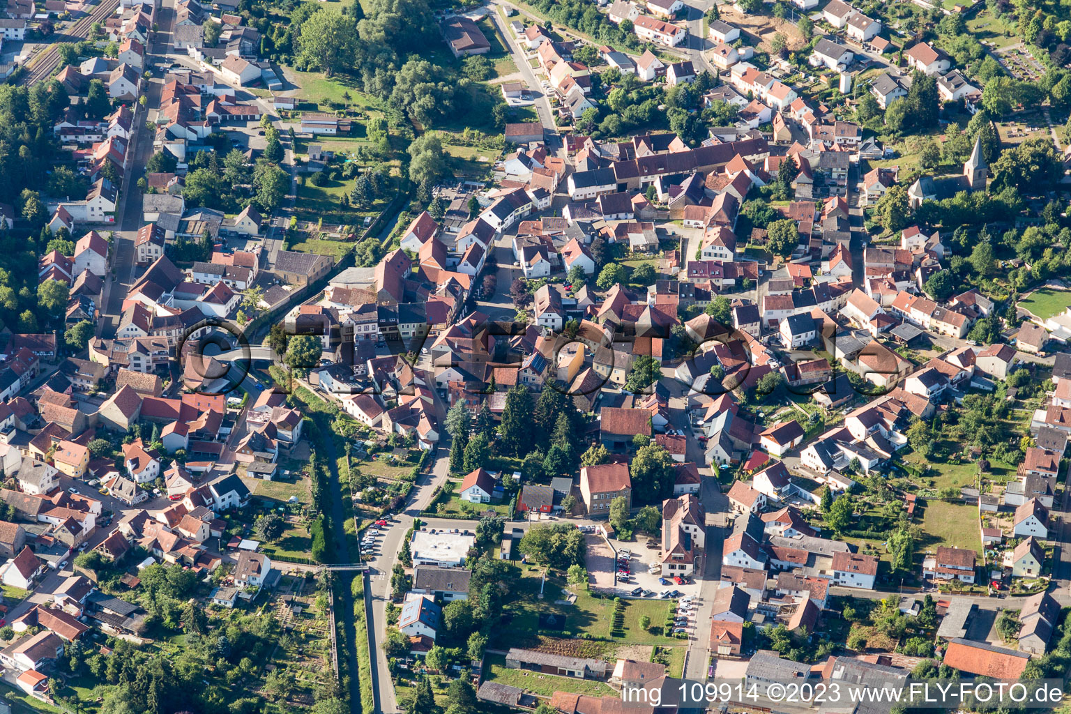 Luftbild von Alsenz im Bundesland Rheinland-Pfalz, Deutschland