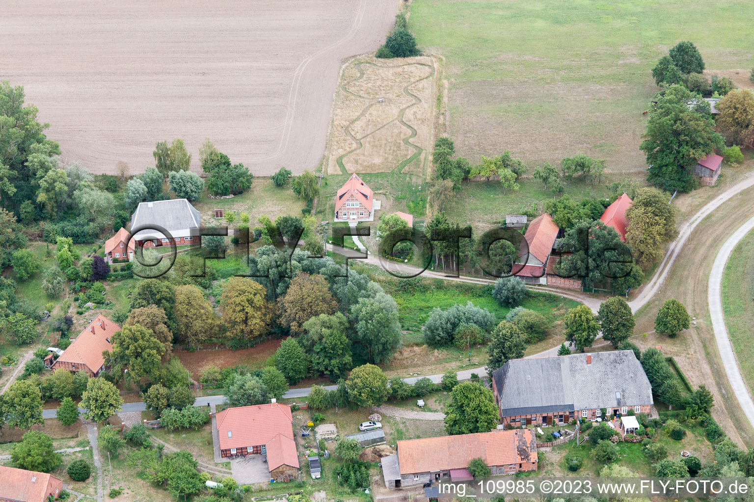 Luftbild von Neu Garge im Bundesland Niedersachsen, Deutschland
