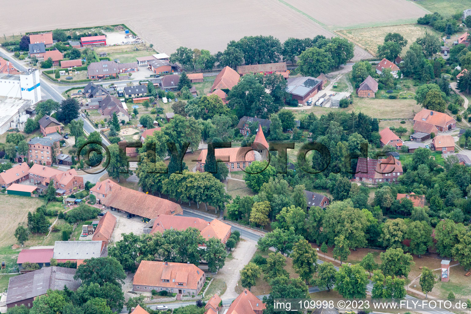 Luftbild von Barskamp im Bundesland Niedersachsen, Deutschland