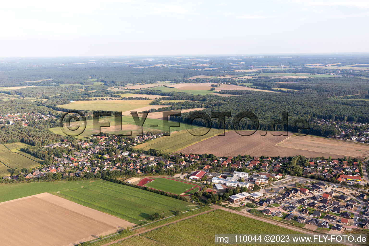 Luftbild von Embsen im Bundesland Niedersachsen, Deutschland