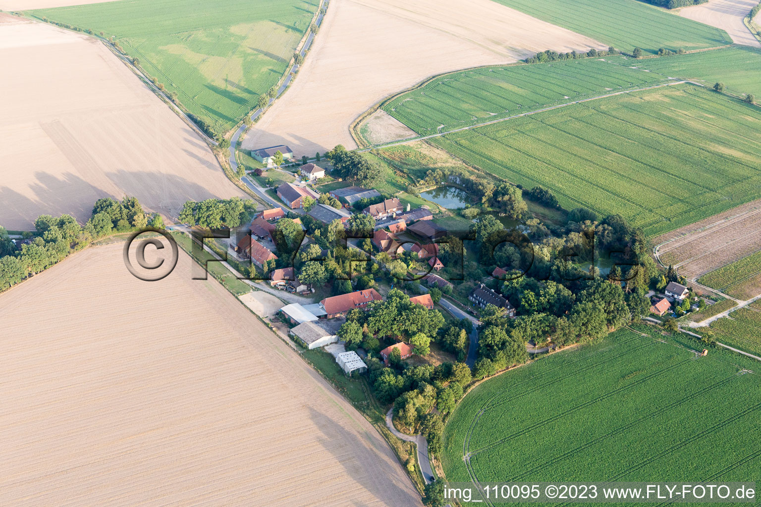 Luftbild von Addenstorf im Bundesland Niedersachsen, Deutschland