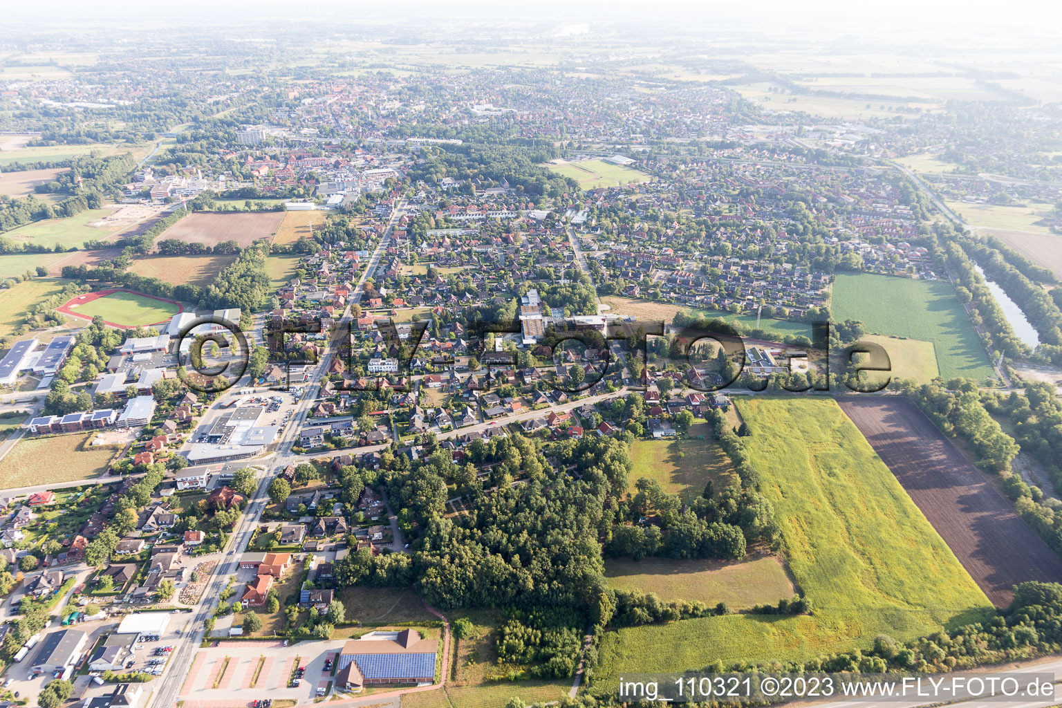Luftbild von Luhdorf im Bundesland Niedersachsen, Deutschland