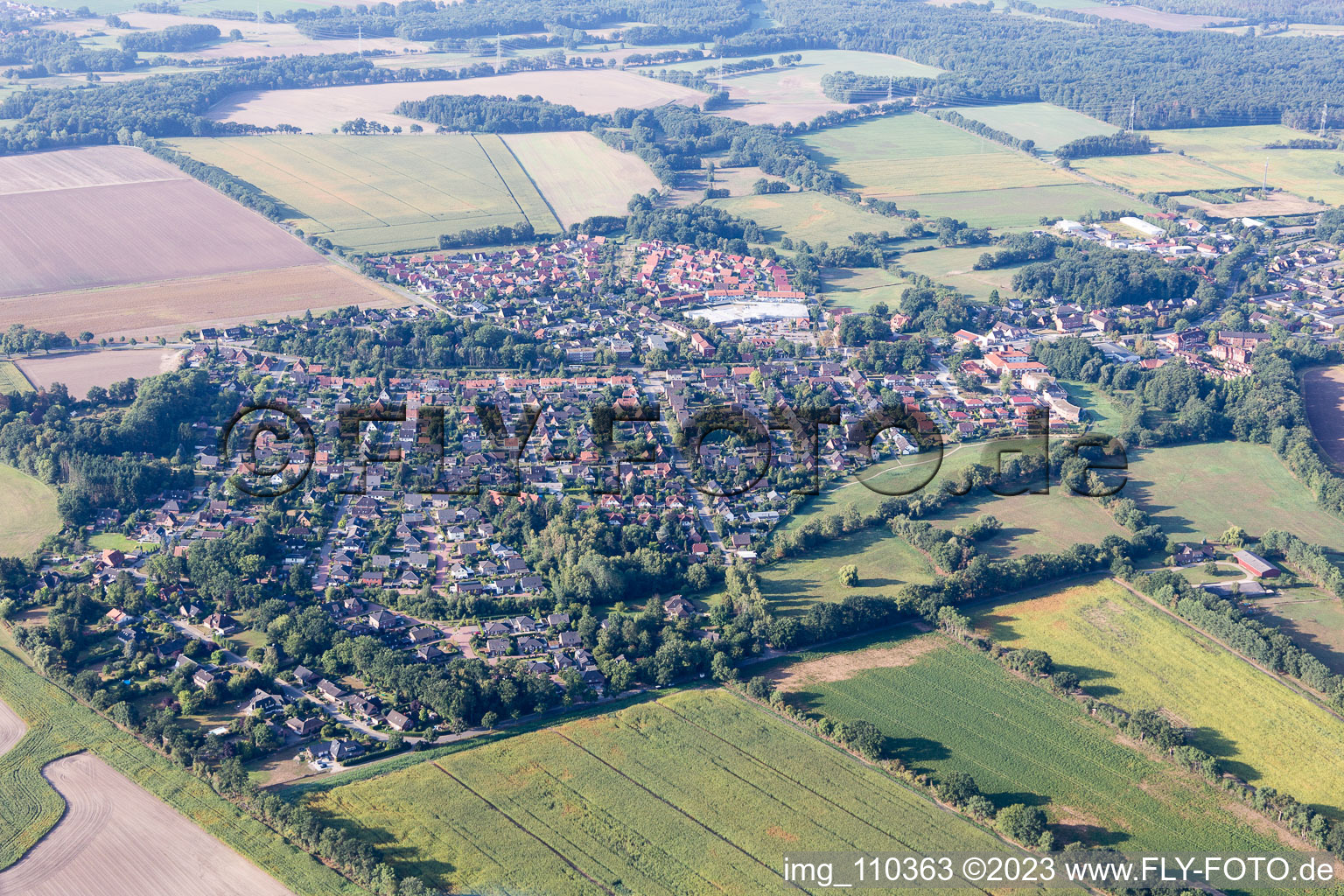 Luftbild von Reppenstedt im Bundesland Niedersachsen, Deutschland