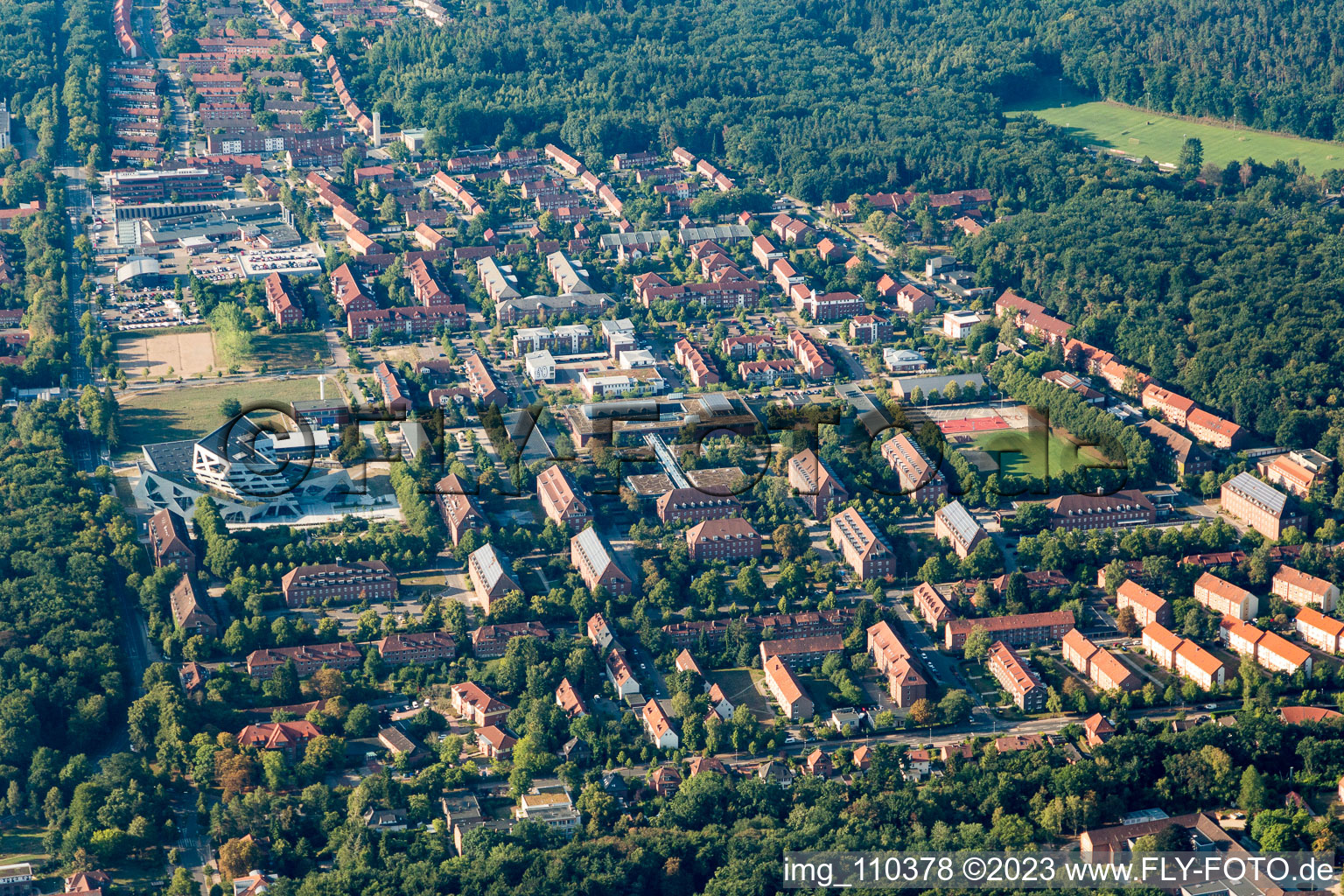 Lüneburg im Bundesland Niedersachsen, Deutschland von oben gesehen