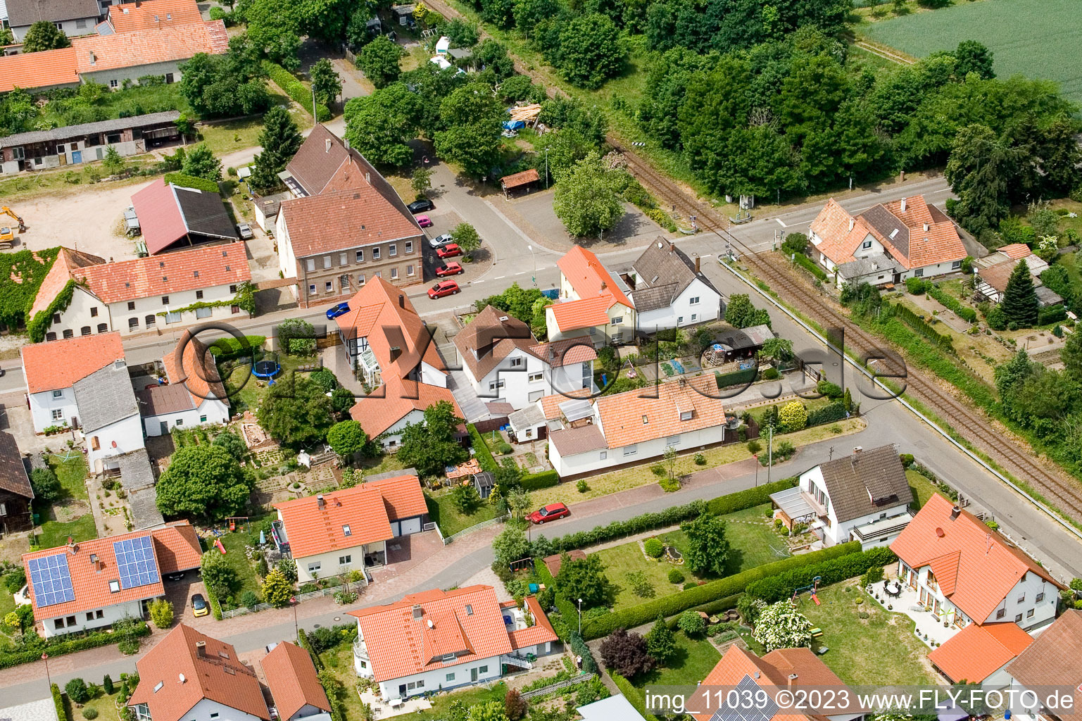 Drohnenaufname von Barbelroth im Bundesland Rheinland-Pfalz, Deutschland