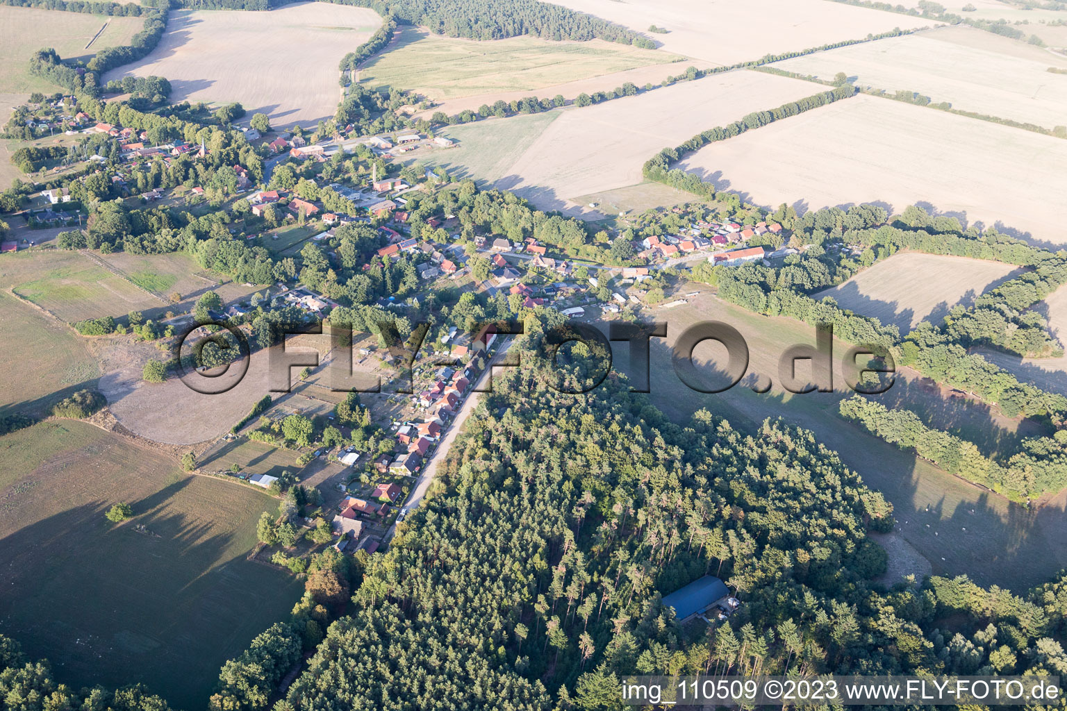 Luftaufnahme von Greven im Bundesland Mecklenburg-Vorpommern, Deutschland