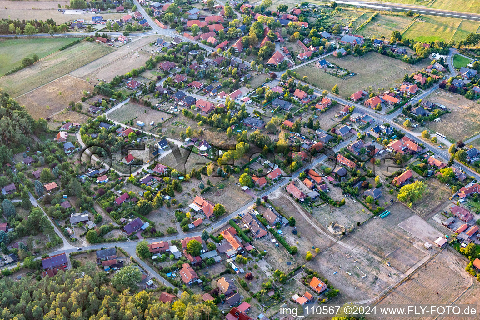 Ortsteil Walmsburg in Bleckede im Bundesland Niedersachsen, Deutschland