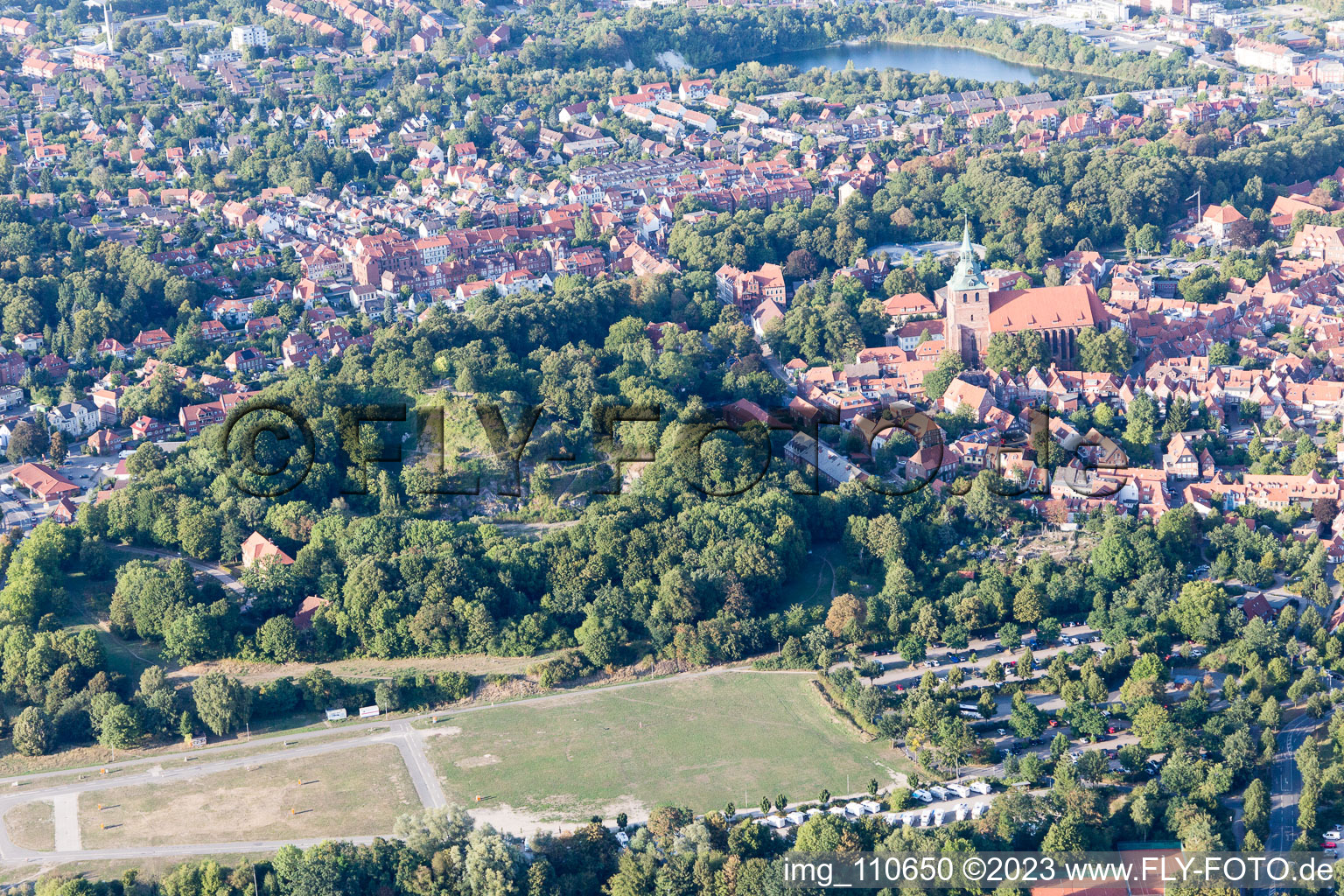 Luftbild von Lüneburg, Sülzwiesen im Bundesland Niedersachsen, Deutschland