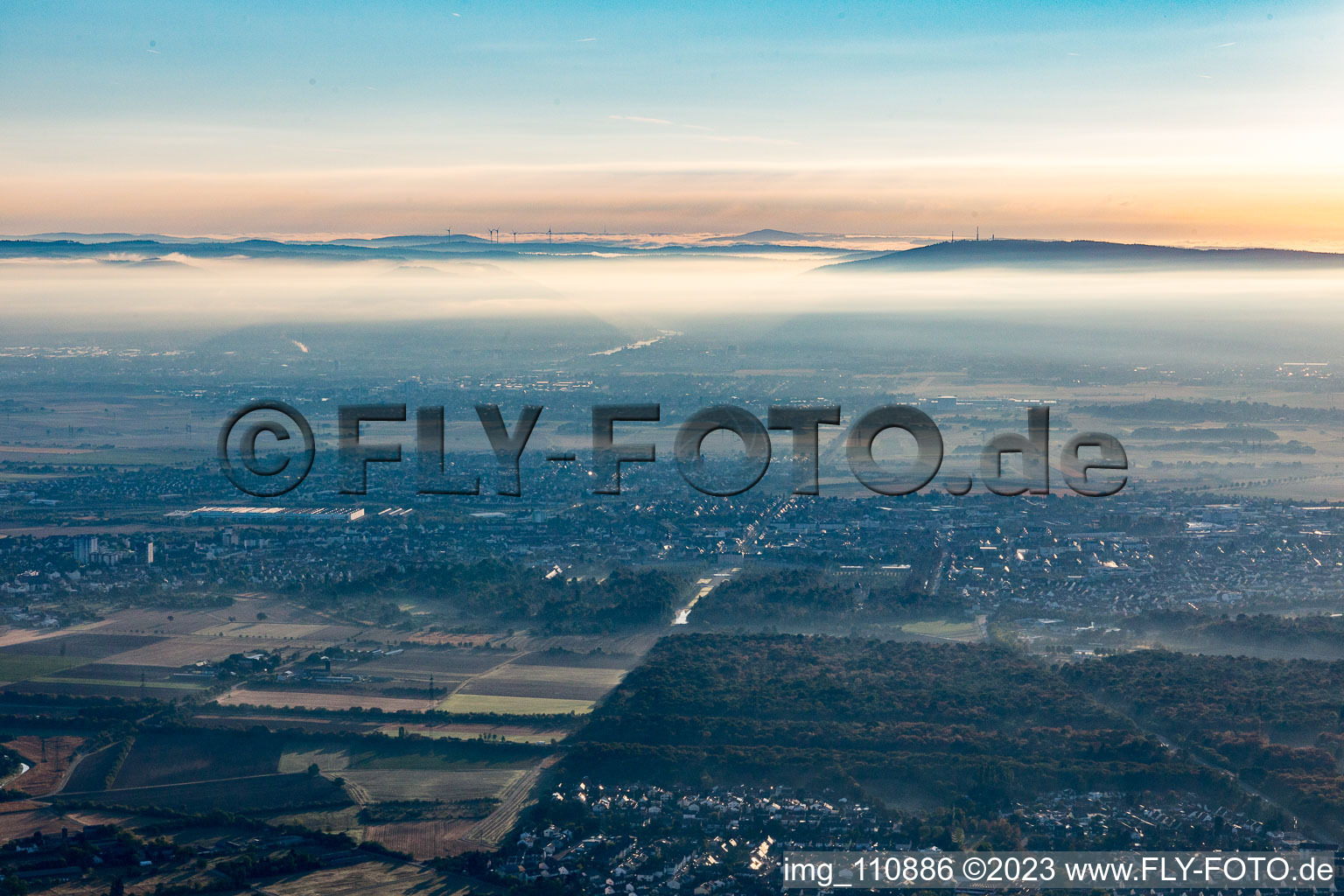 Luftaufnahme von Schwetzingen im Bundesland Baden-Württemberg, Deutschland