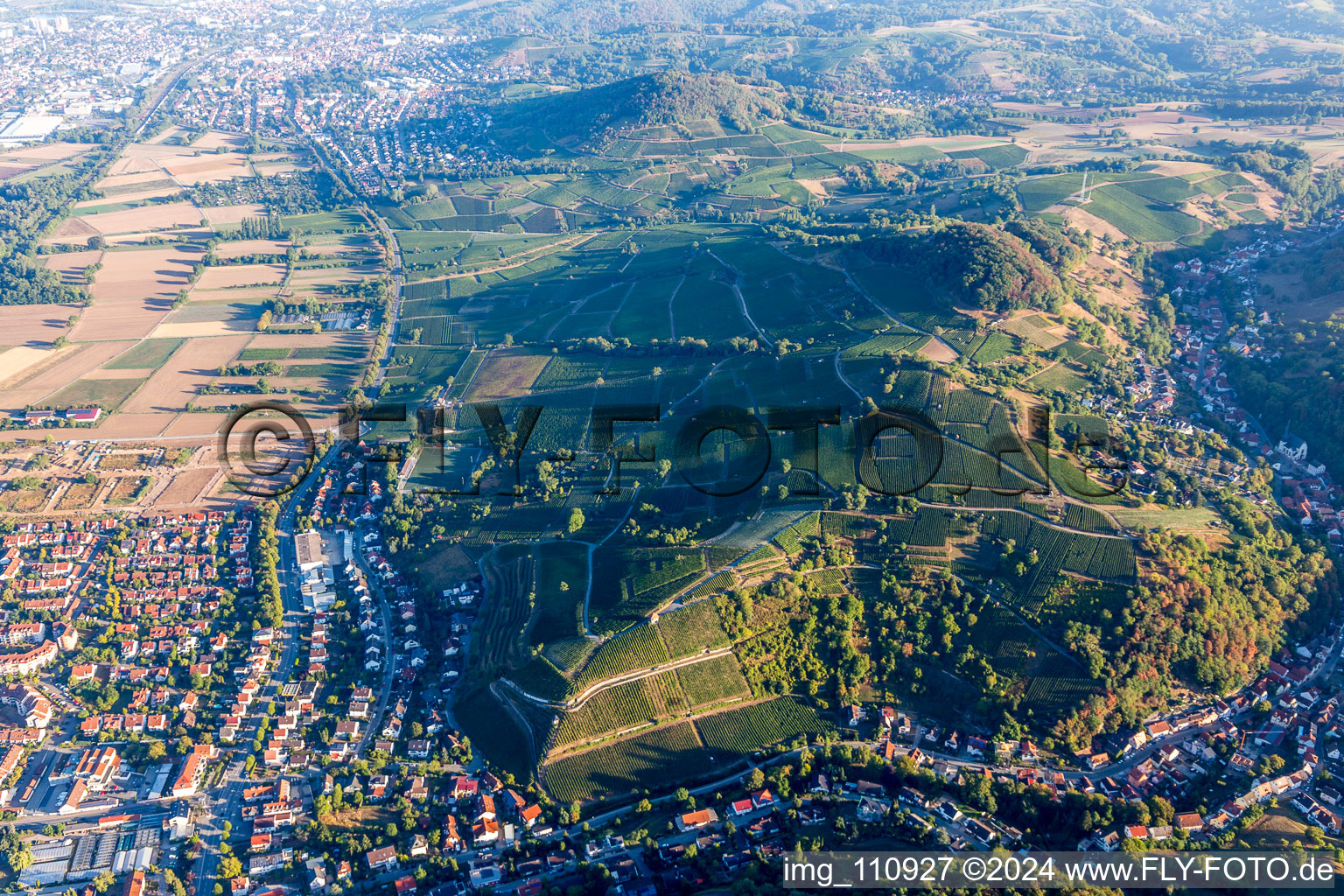 Heppenheim an der Bergstrasse im Bundesland Hessen, Deutschland von einer Drohne aus