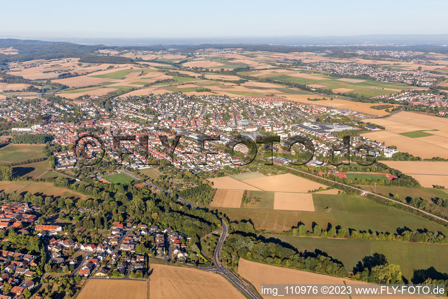 Reinheim im Bundesland Hessen, Deutschland aus der Luft