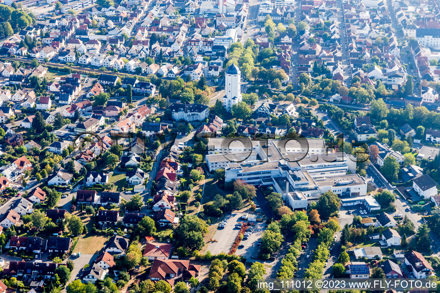 Seligenstadt im Bundesland Hessen, Deutschland von einer Drohne aus
