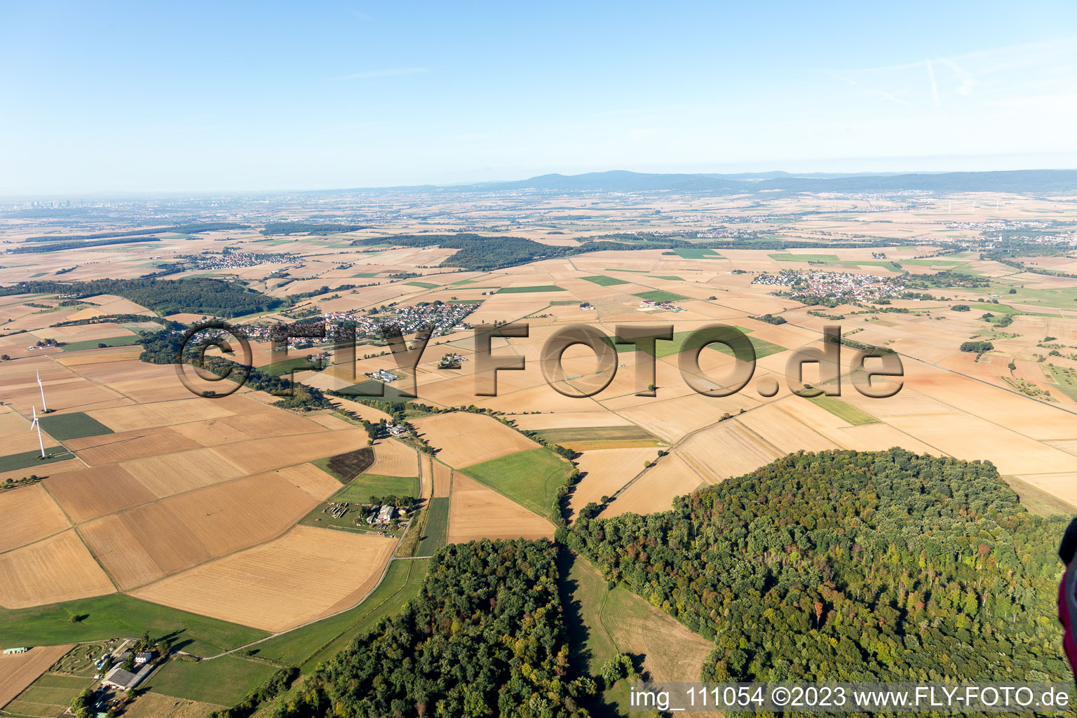 Luftaufnahme von Erbstadt im Bundesland Hessen, Deutschland