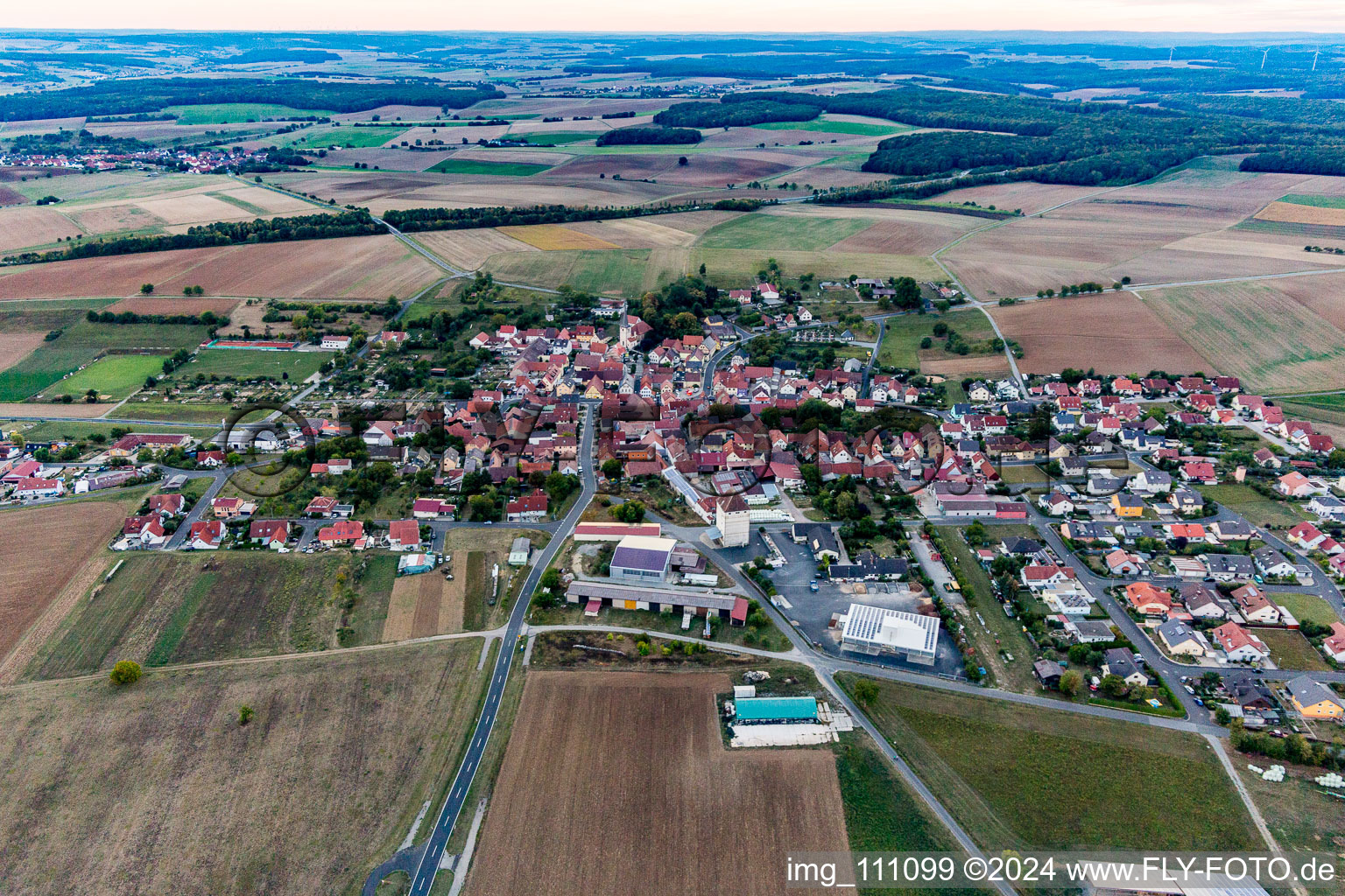 Greßthal im Bundesland Bayern, Deutschland von oben