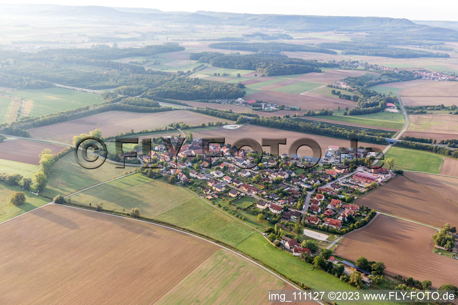 Horhausen im Bundesland Bayern, Deutschland von oben