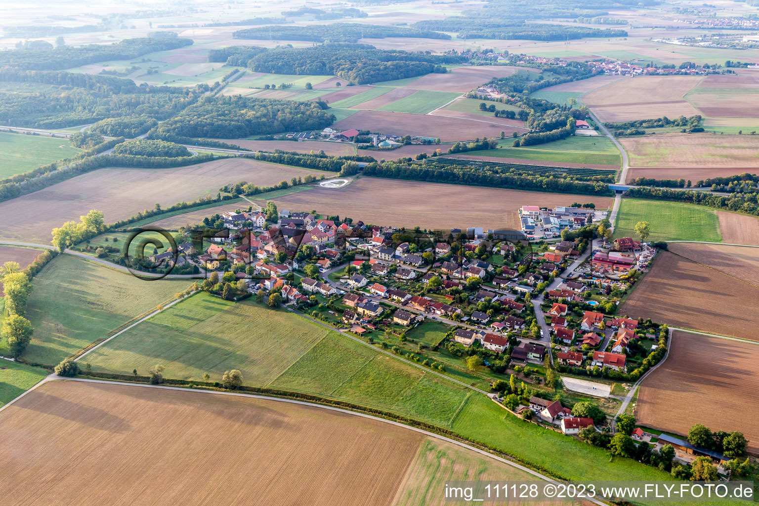 Horhausen im Bundesland Bayern, Deutschland aus der Luft