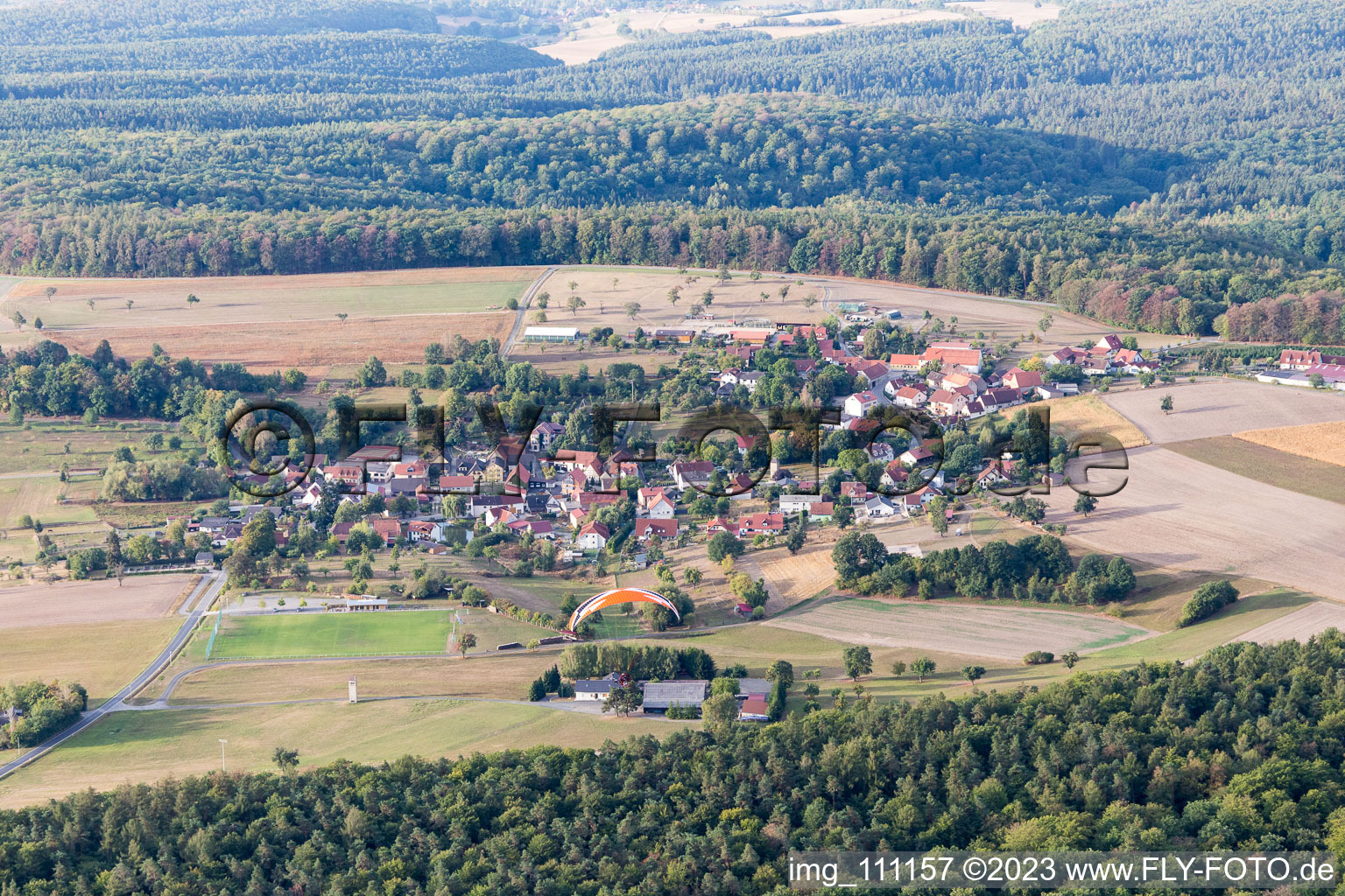 Luftbild von Fatschenbrunn im Bundesland Bayern, Deutschland