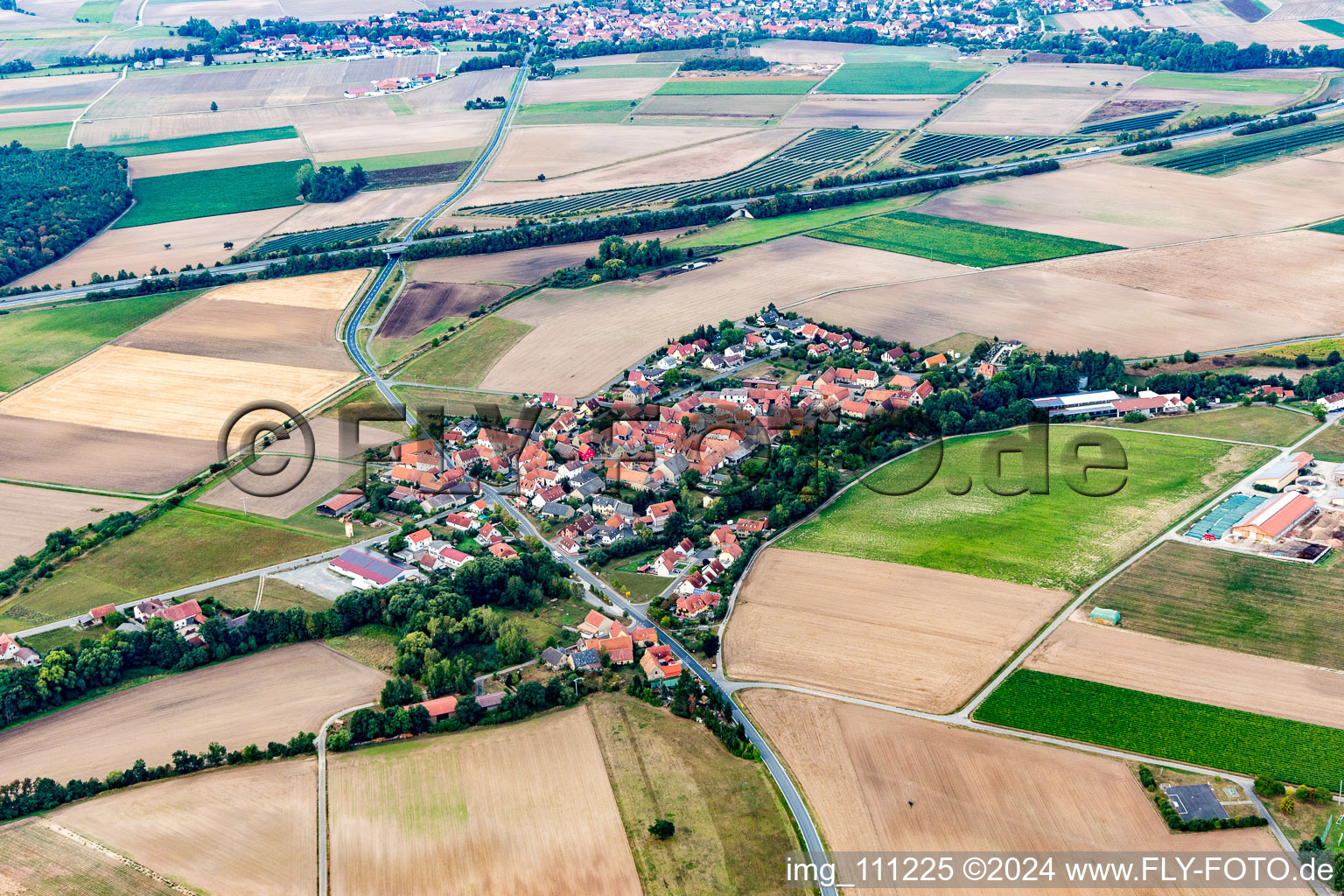 Luftbild von Feuerbach im Bundesland Bayern, Deutschland