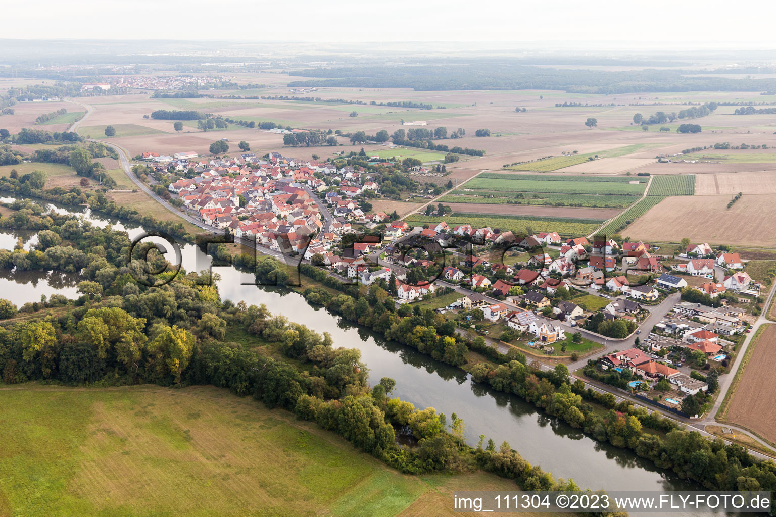 Hirschfeld im Bundesland Bayern, Deutschland aus der Luft betrachtet