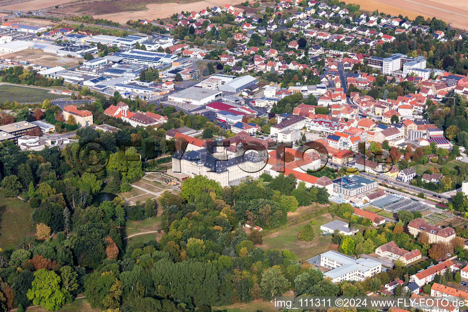 Werneck, Schloß im Bundesland Bayern, Deutschland