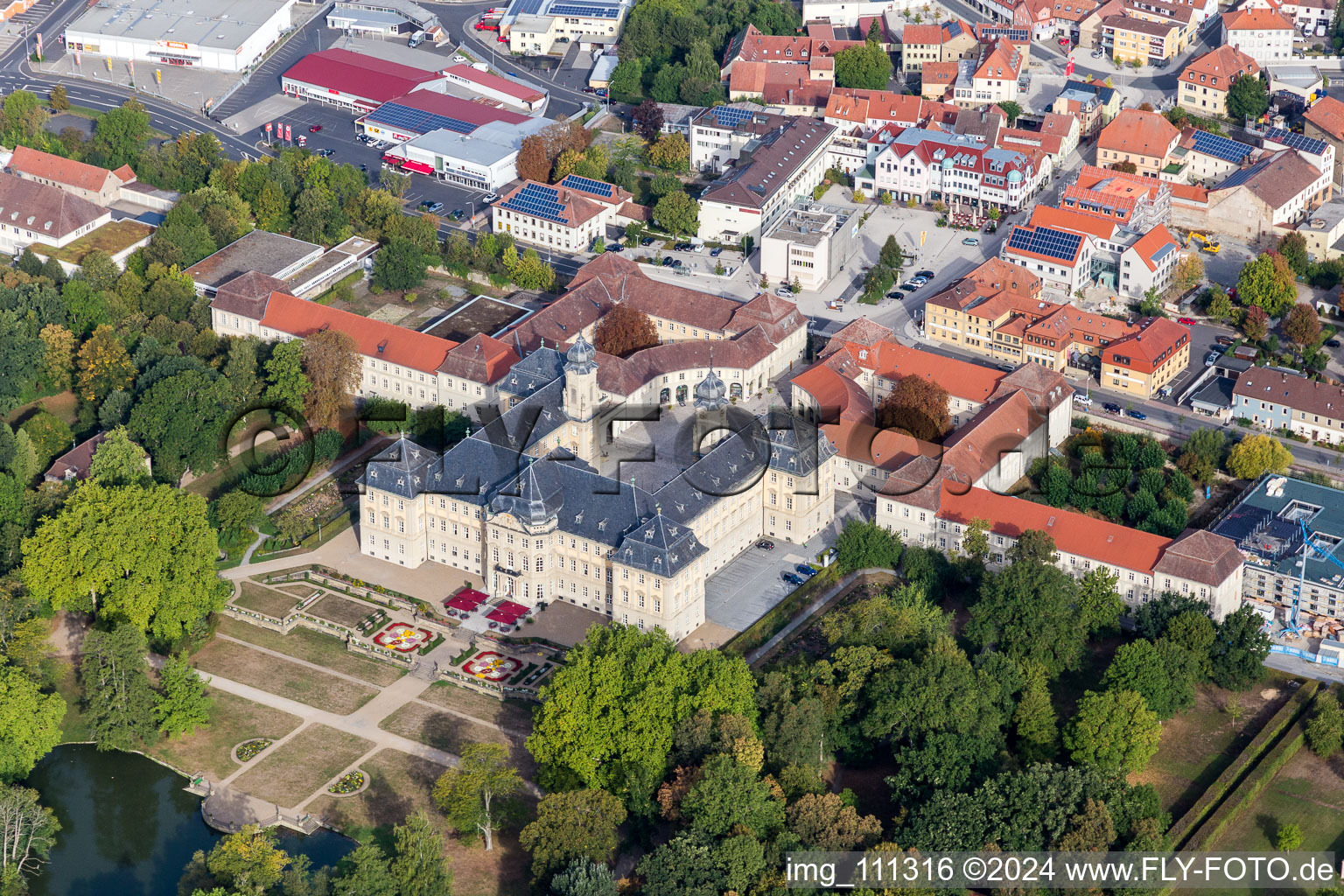 Schloß Werneck im Bundesland Bayern, Deutschland