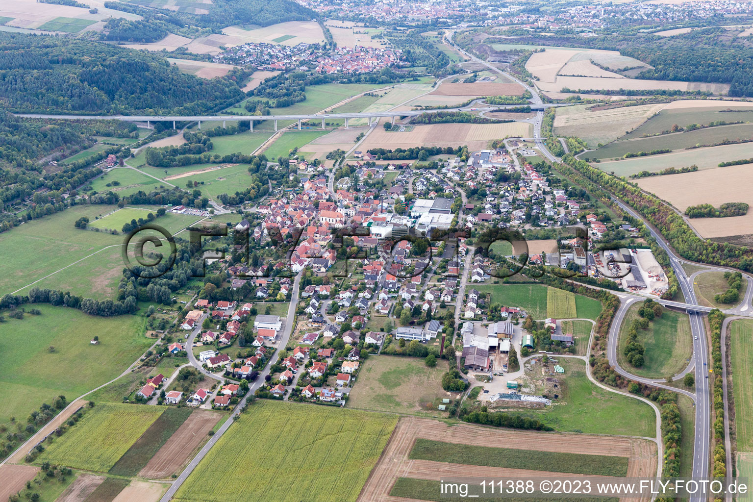 Distelhausen im Bundesland Baden-Württemberg, Deutschland