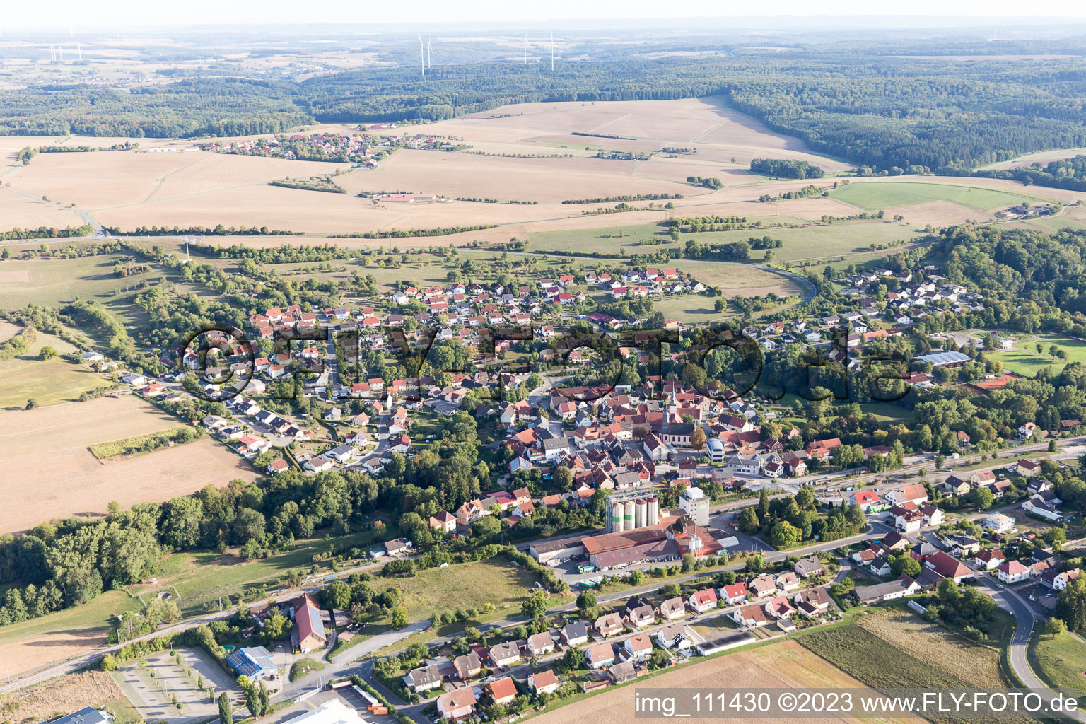 Luftbild von Rosenberg im Bundesland Baden-Württemberg, Deutschland
