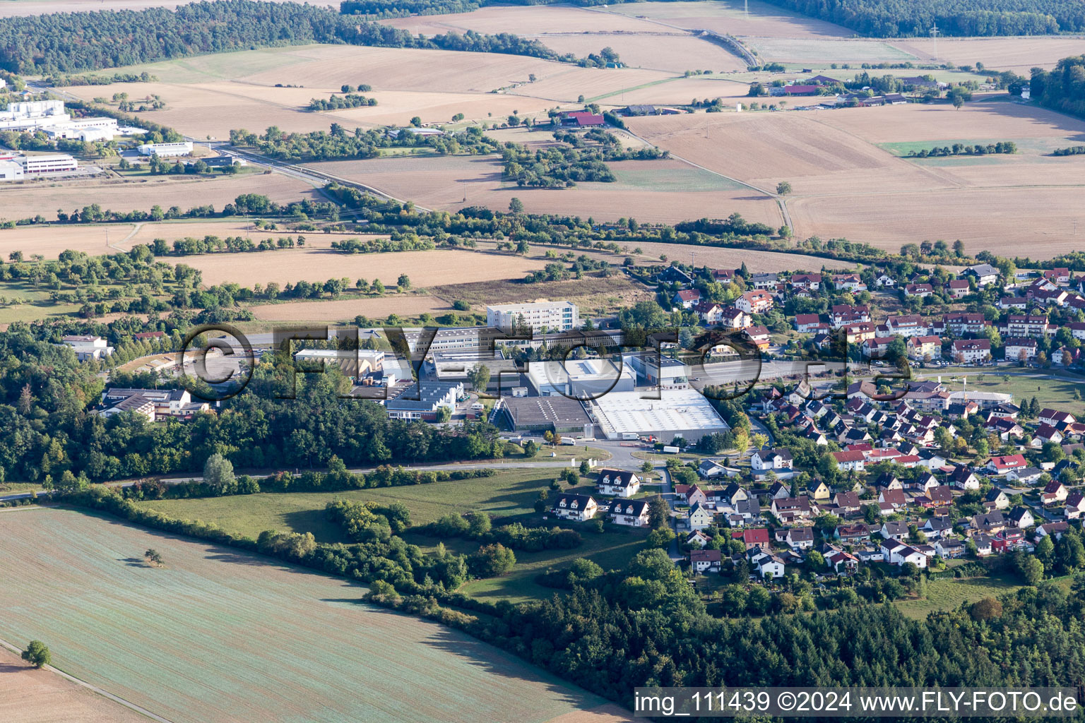 Luftbild von Osterburken im Bundesland Baden-Württemberg, Deutschland