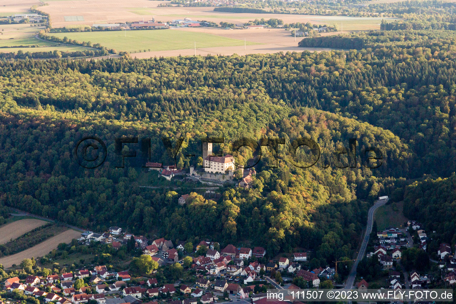 Haßmersheim, Burg Guttenberg im Bundesland Baden-Württemberg, Deutschland