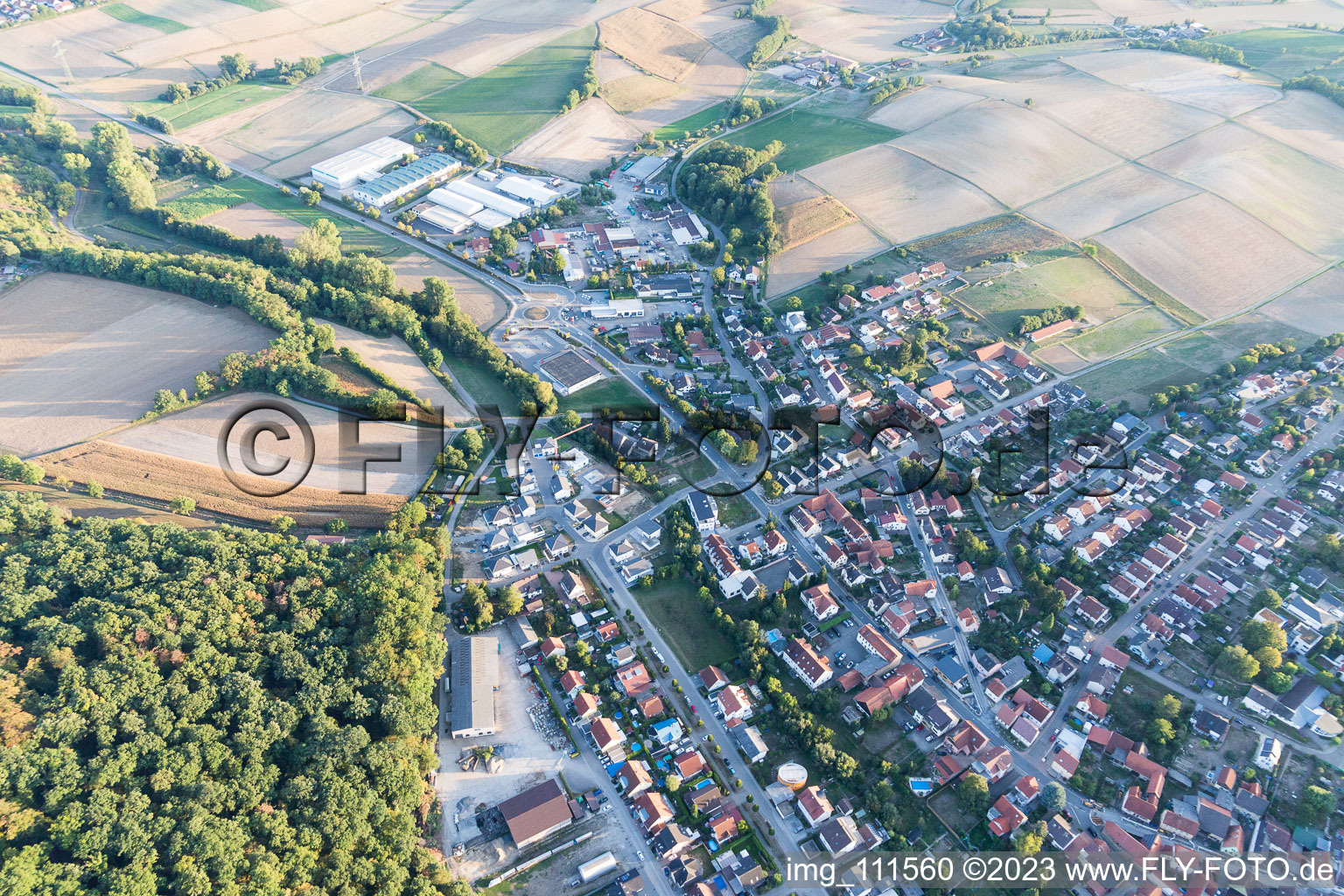Luftbild von Michelfeld im Bundesland Baden-Württemberg, Deutschland