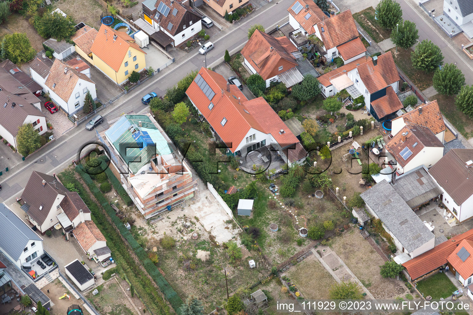 Luftaufnahme von Kandel, Siedlung im Bundesland Rheinland-Pfalz, Deutschland