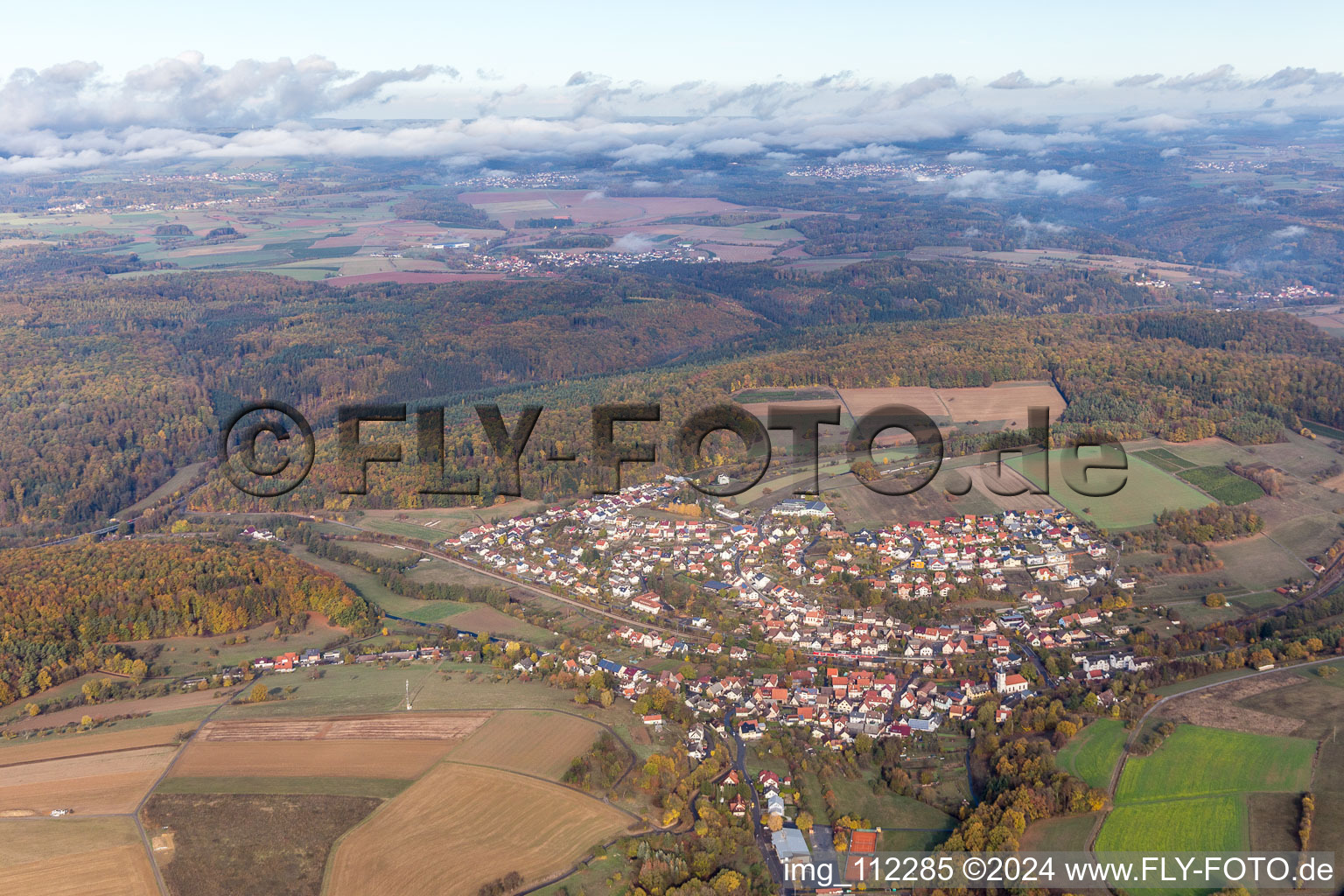 Ortsteil Auerbach in Elztal im Bundesland Baden-Württemberg, Deutschland