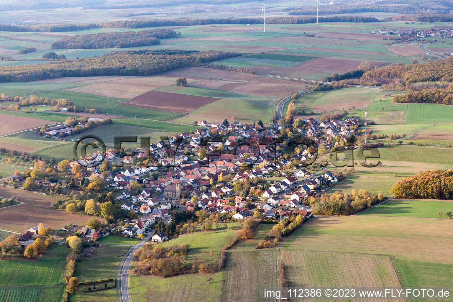 Stettbach im Bundesland Bayern, Deutschland