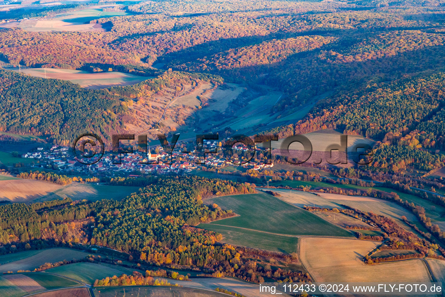 Binsfeld im Bundesland Bayern, Deutschland