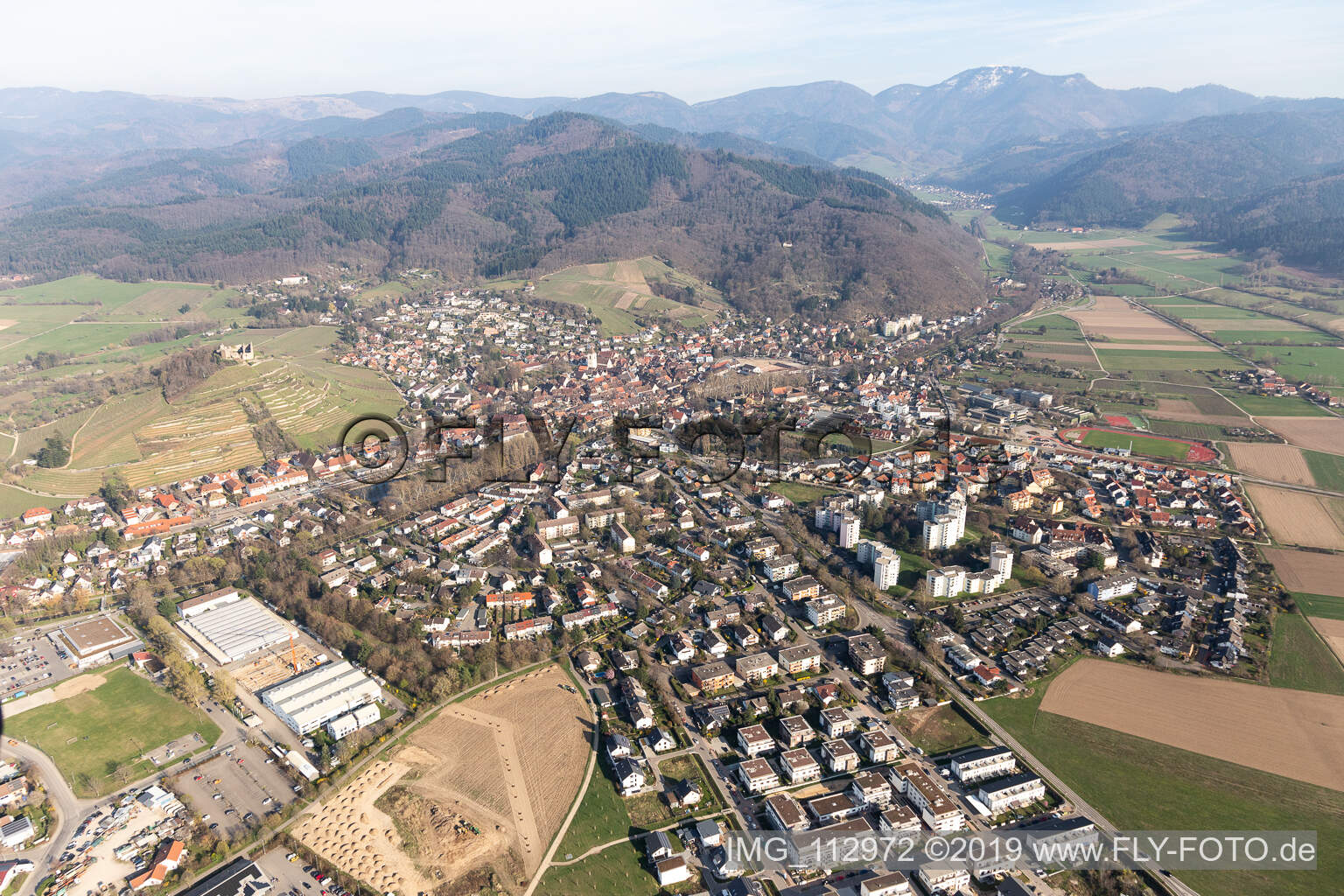 Staufen im Breisgau im Bundesland Baden-Württemberg, Deutschland