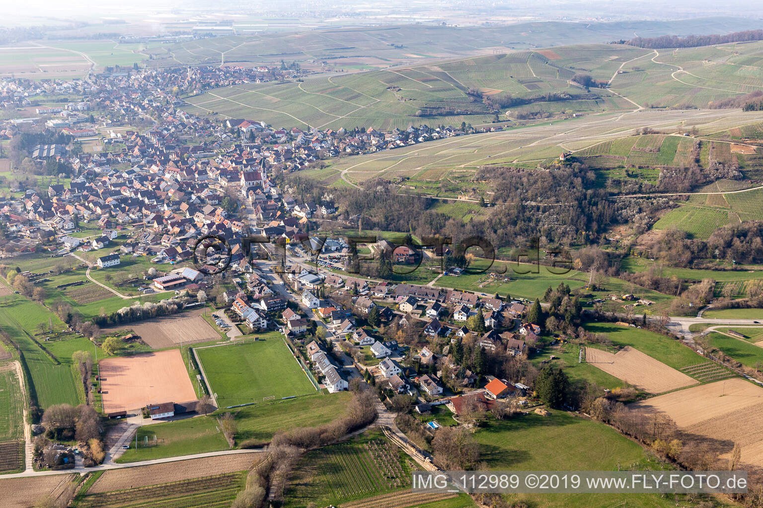 Luftbild von Ehrenkirchen im Bundesland Baden-Württemberg, Deutschland