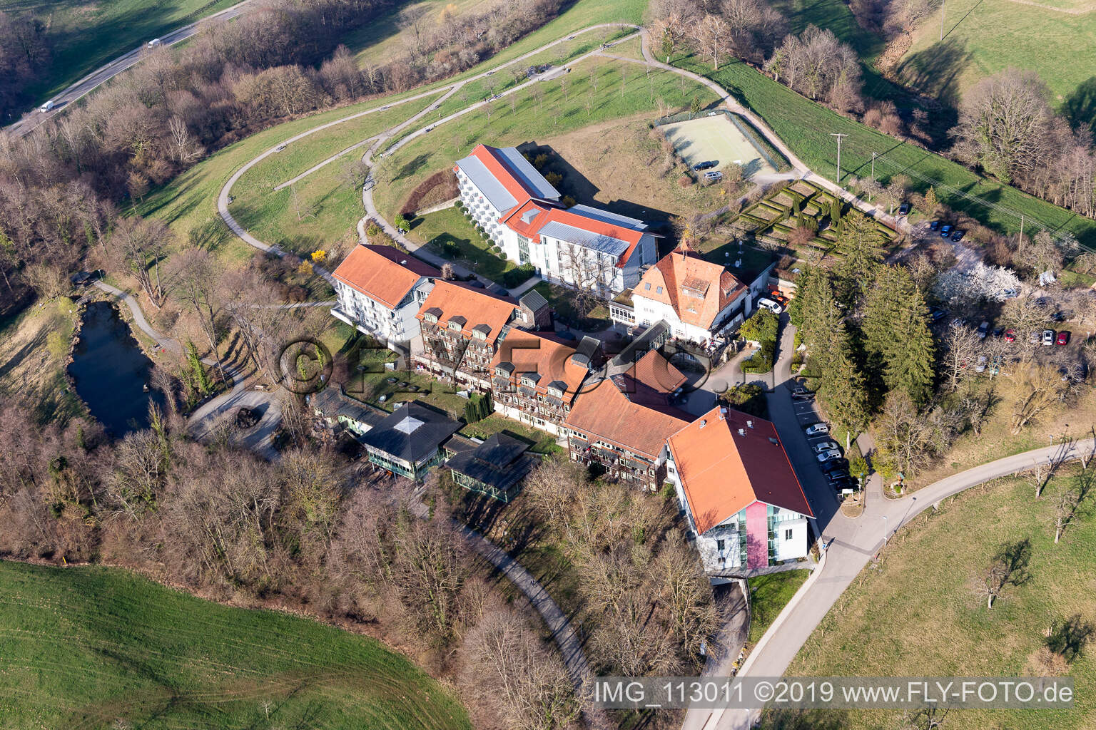 Luftbild von Cts Klinik Stockenhöfe in Wittnau im Bundesland Baden-Württemberg, Deutschland