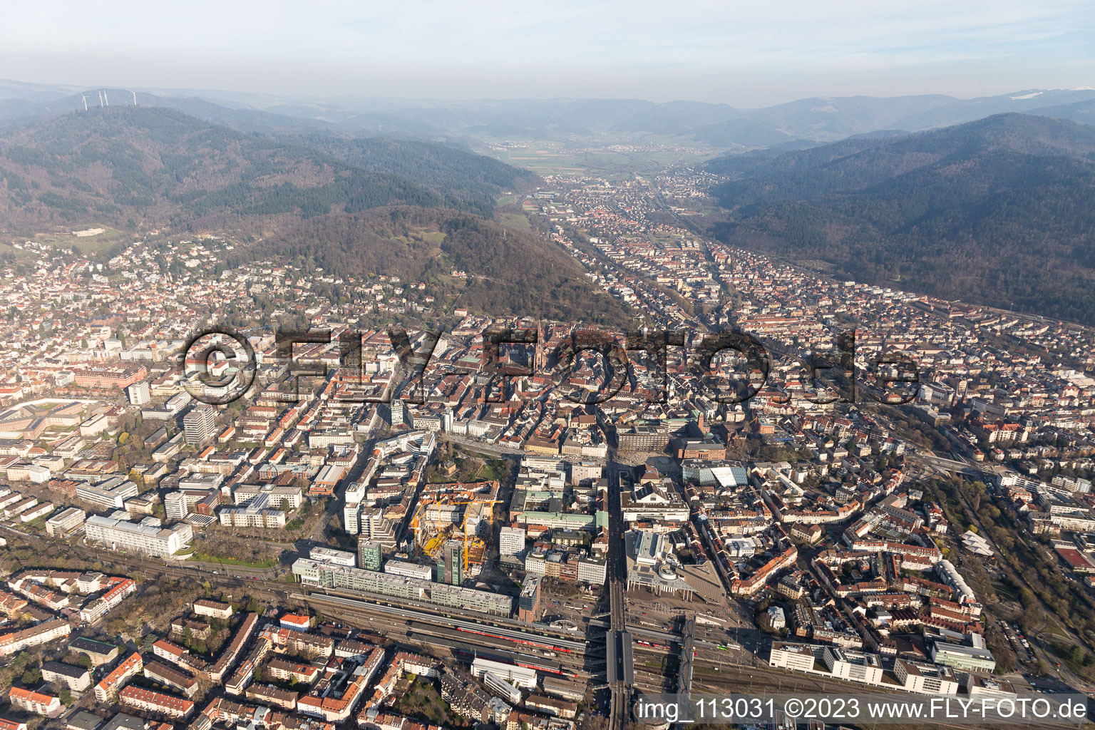 Ortsteil Altstadt in Freiburg im Breisgau im Bundesland Baden-Württemberg, Deutschland