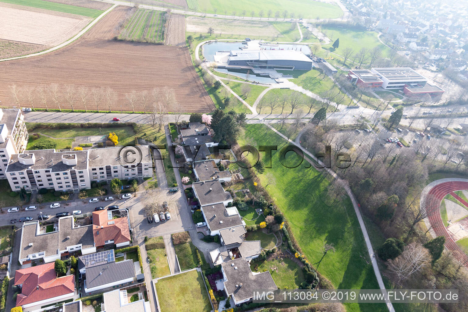 Luftbild von Frankenstr in Denzlingen im Bundesland Baden-Württemberg, Deutschland