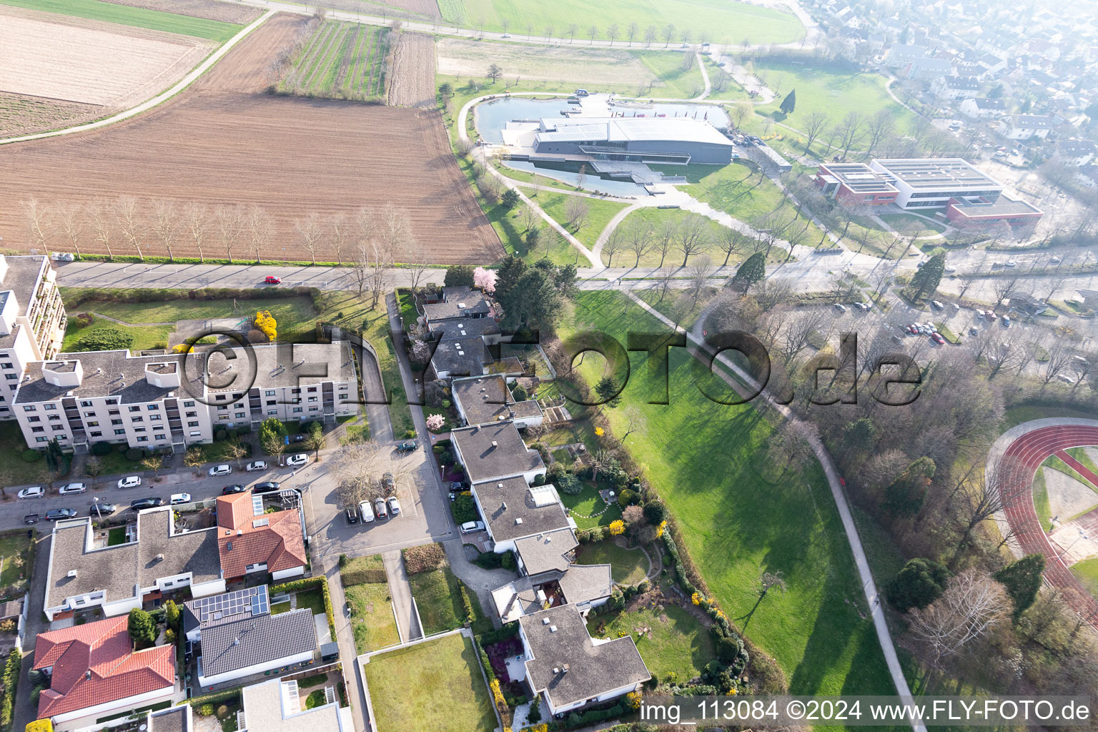 Luftbild von Frankenstr in Denzlingen im Bundesland Baden-Württemberg, Deutschland