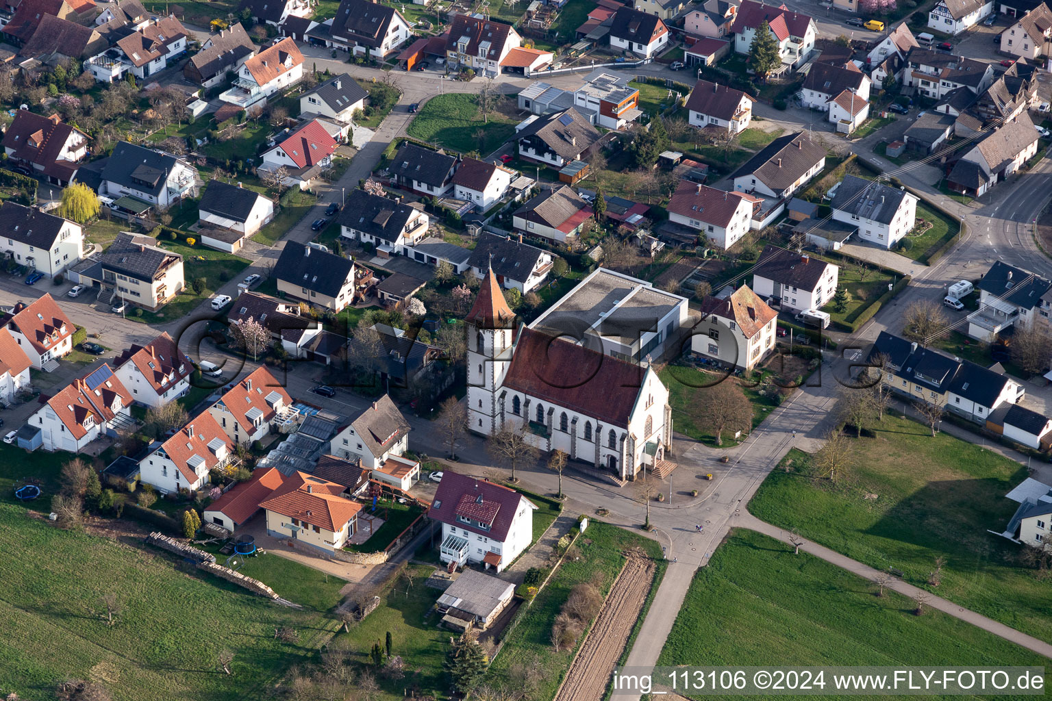 Luftaufnahme von Reute im Bundesland Baden-Württemberg, Deutschland