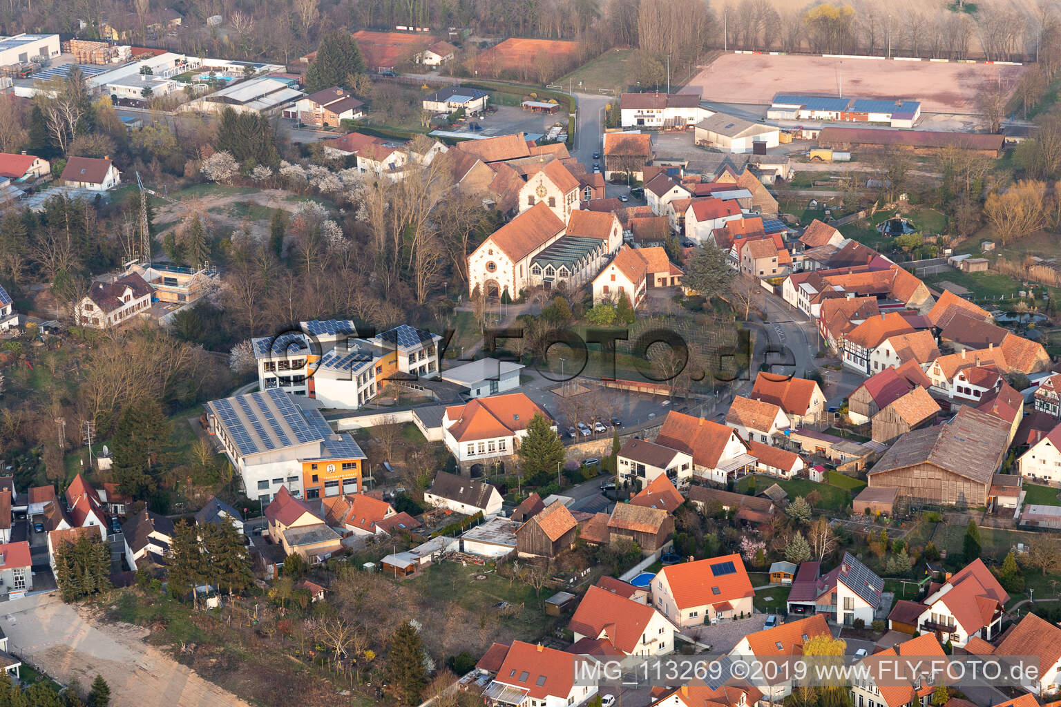 Grundschule in Rülzheim im Bundesland Rheinland-Pfalz, Deutschland