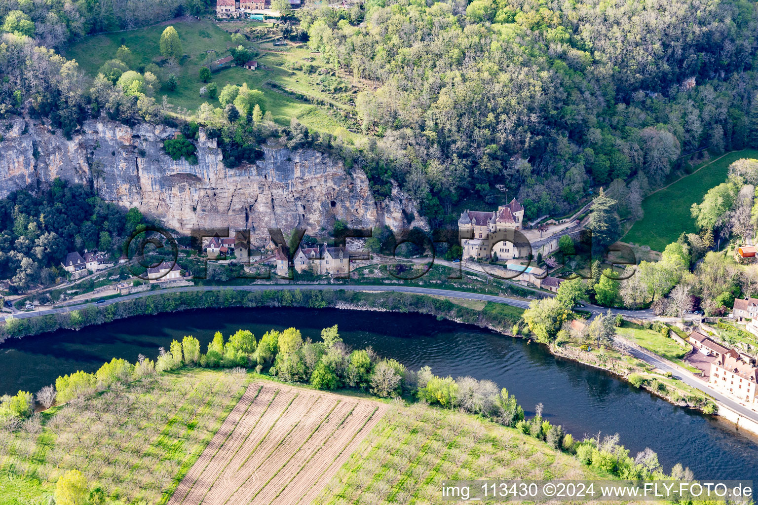 Chateau de la Malartrie in Vézac im Bundesland Dordogne, Frankreich