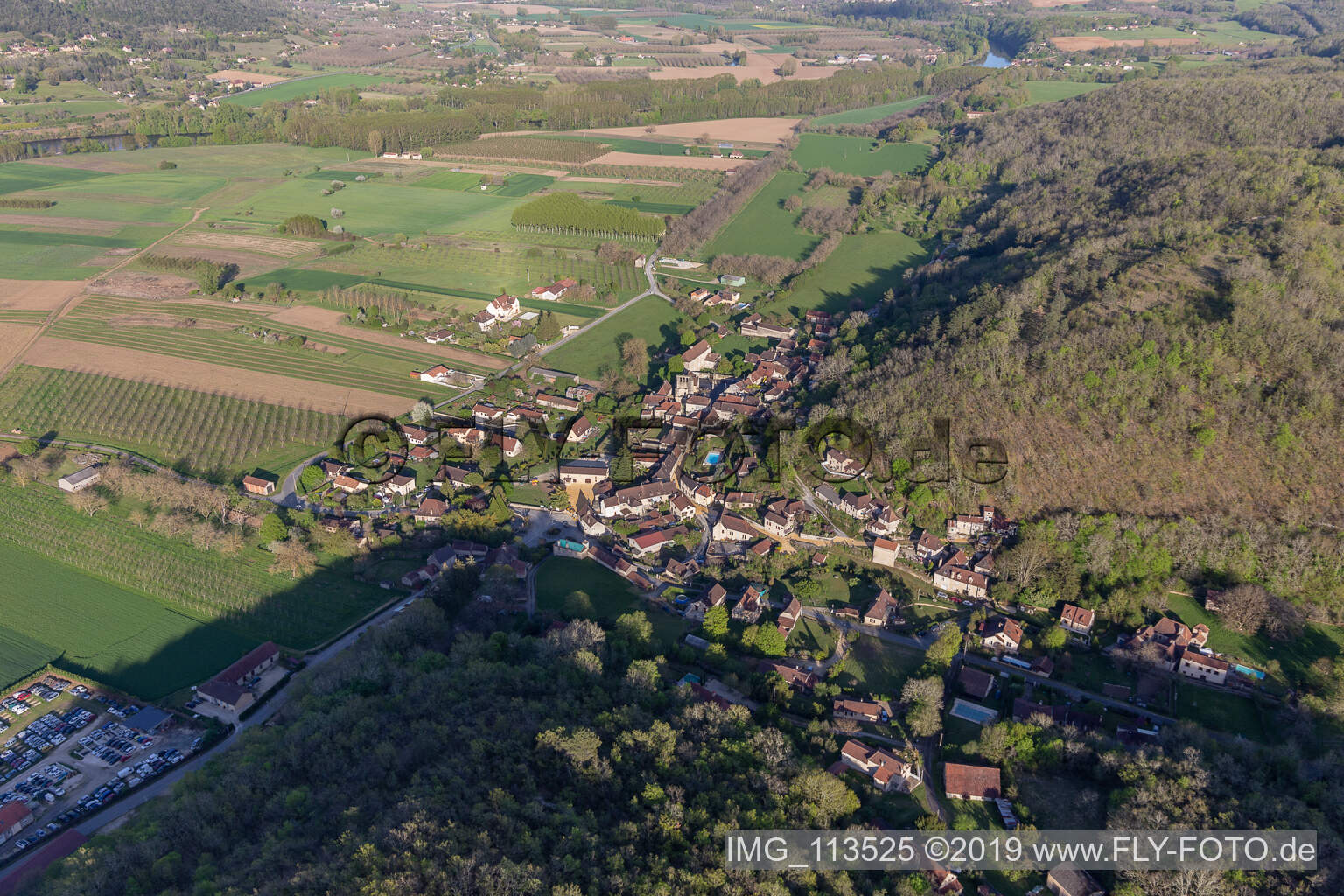 Allas-les-Mines im Bundesland Dordogne, Frankreich