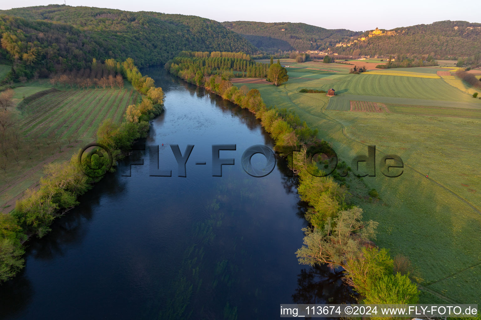 Dordogne in Vézac, Frankreich