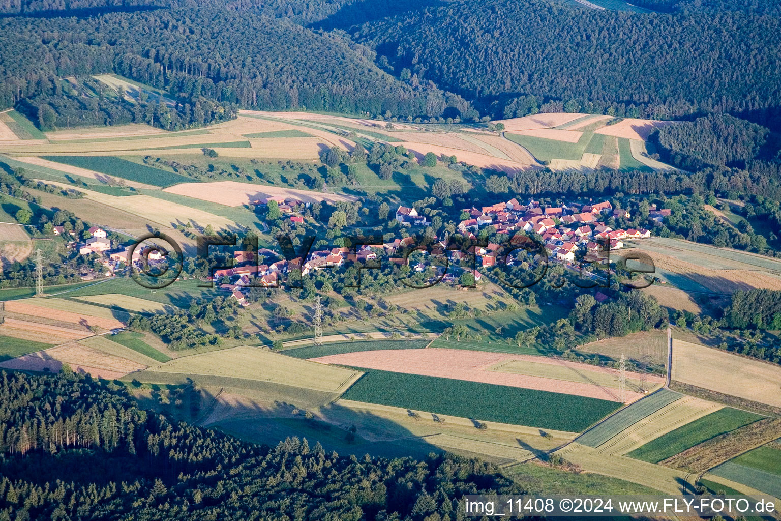 Bargen von Osten in Engen im Bundesland Baden-Württemberg, Deutschland